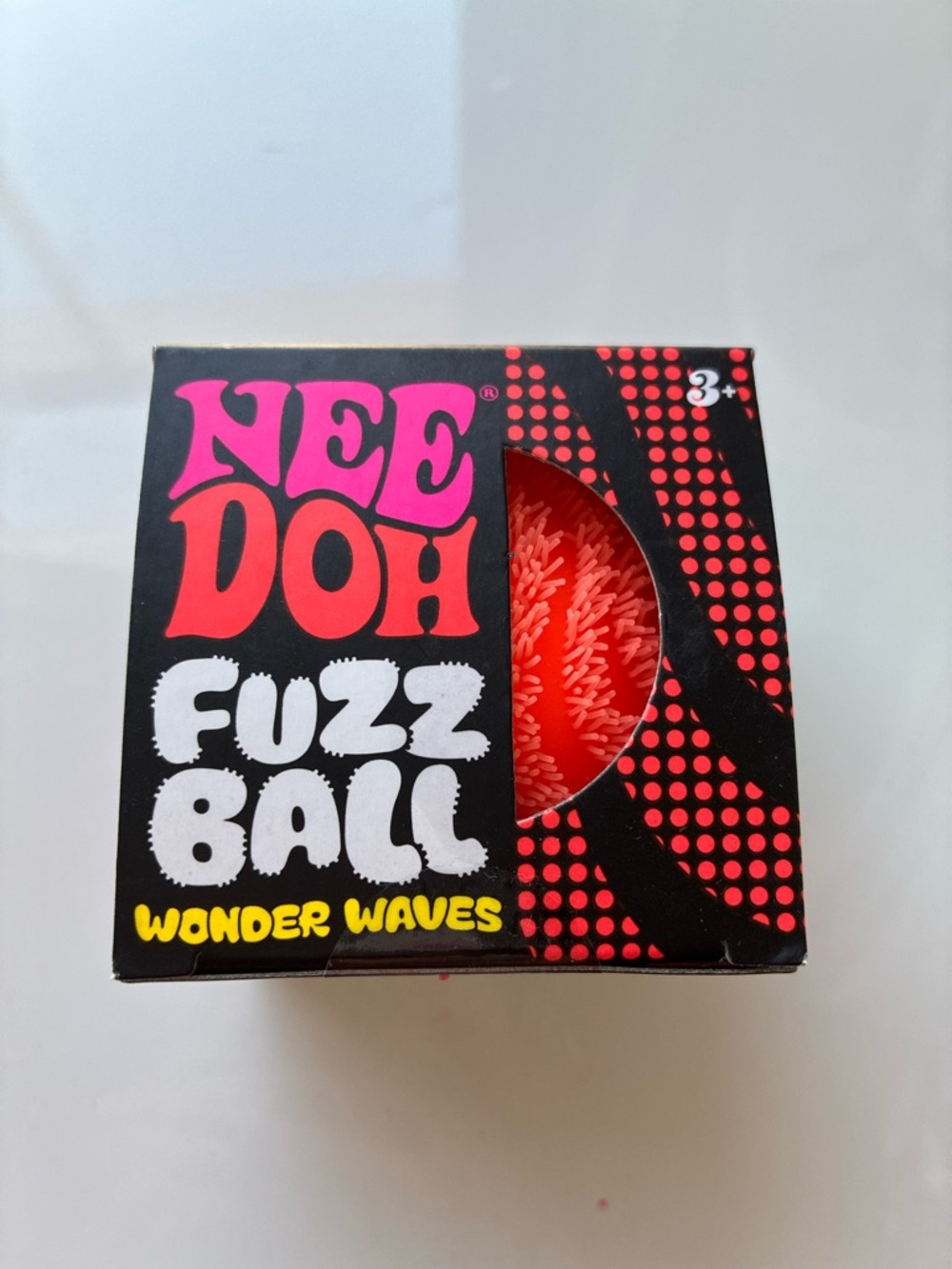 Red Fuzz Ball Kids Toy - Wonder Waves